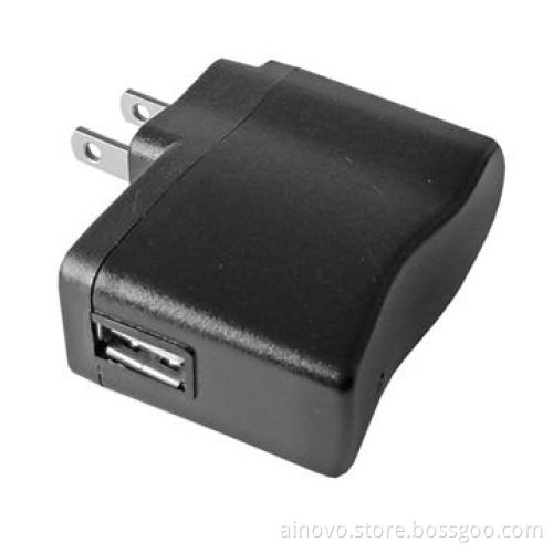 USB Adapter for All Mobile Phone, Small Size, 100V-240V AC, 5V DC/1A